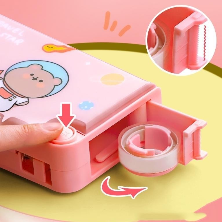 

BISA COD Tempat pensil untuk anak perempuan/Kotak Pensil Pola Kartun Rautan Kapasitas/ Tempat Pensil Multifungsi Motif Na-138