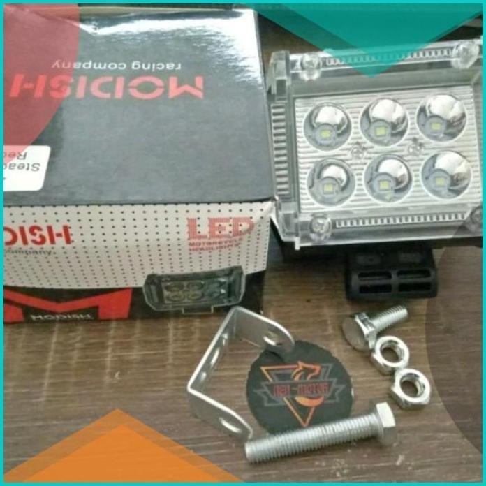 lampu led tembak sorot mobil motor led cwl 6 mata 12vol 8JVLZ4 tools n