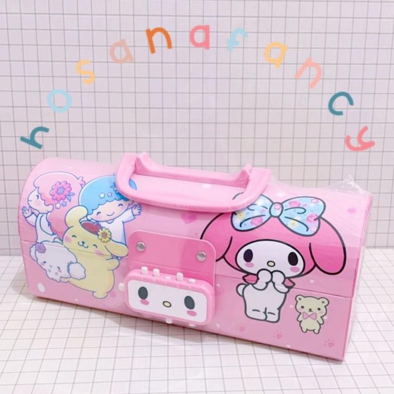 

SPECIAL Kotak Pensil Karton Lengkung Pakai Kode Kunci/ Tempat Pensil/ Pencil Case - - AY12 tg-342