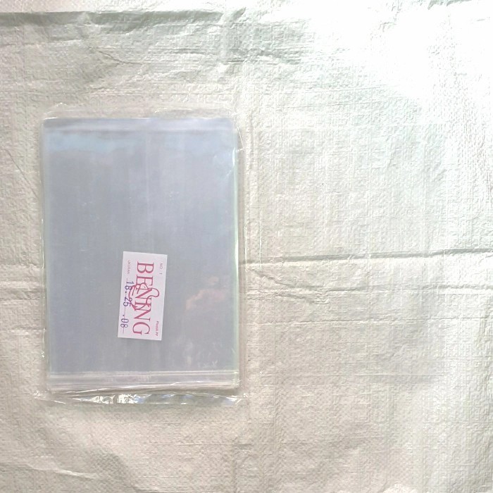 

JUAL Plastik PP Bening Tebal 0,8 mikron ukuran 15x25 cm