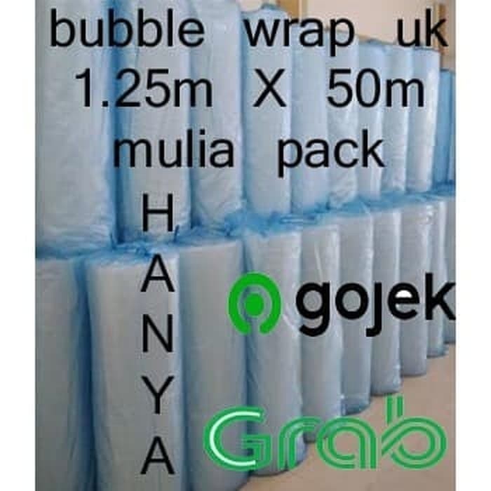 

PROMO BUBBLE WRAP 1,25METER X 50METER MULIA PACK PLASTIK BIRU