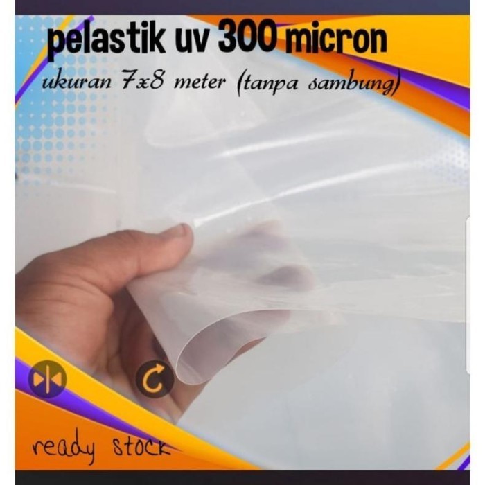 

PROMO Termurah Plastik Pelastik UV Serbaguna Tebal 300 Micron Lebar 7x8