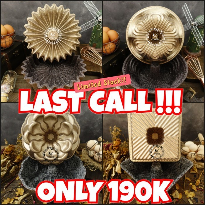 Terbaru Chefio Loyang Premium Granite / Loyang Sultan / Loyang Butter Cake Promo Terlaris