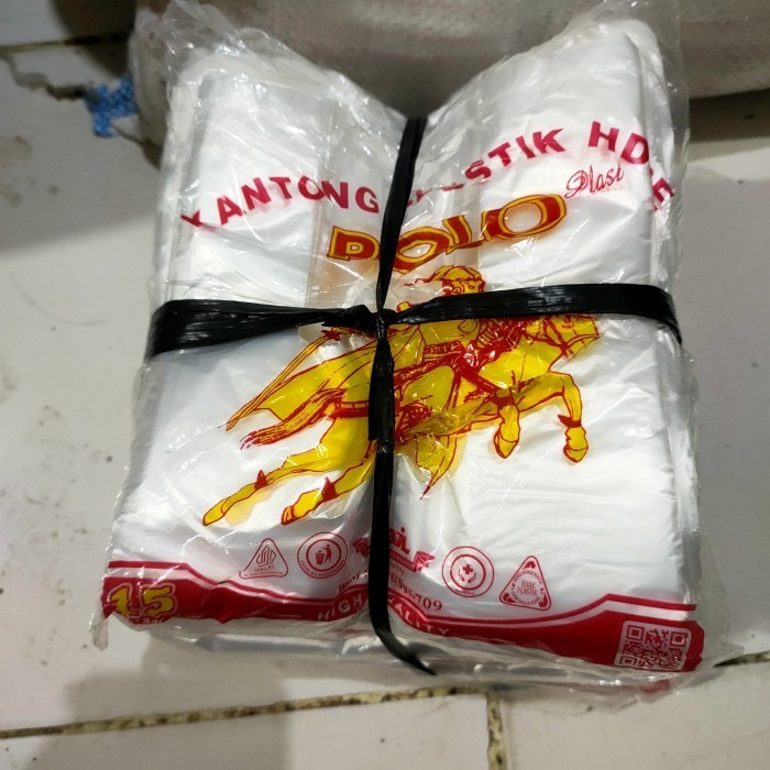 

HOT SALE HD Kantong Plastik Putih POLO 15 (ikat) Isi 5 Bungkus