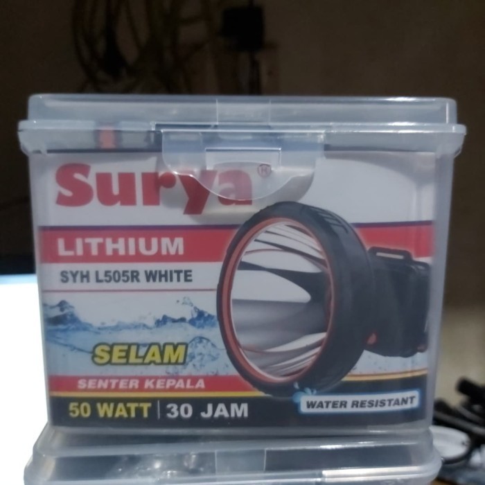 SENTER KEPALA SELAM SURYA SYH L505R WHITE