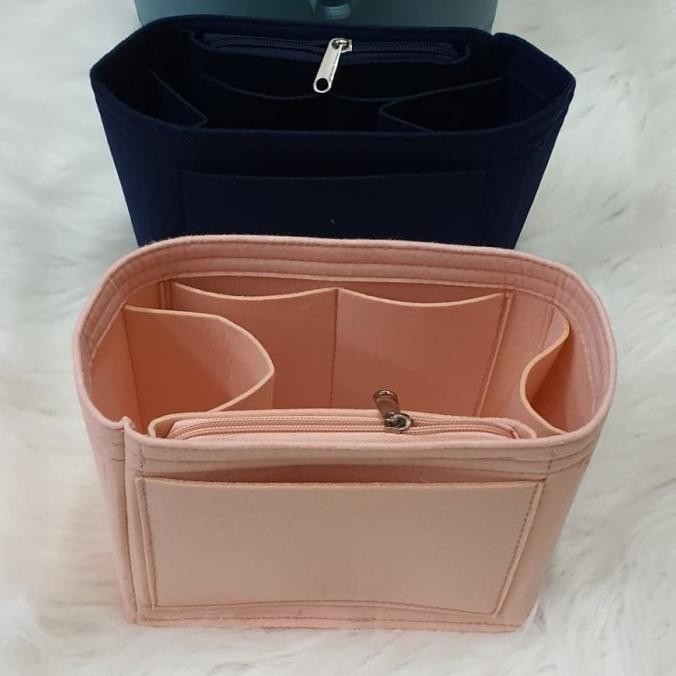 

Felt Bag Organizer Side Zipper For Lcsz / Neverfull / Insert Tote Bag