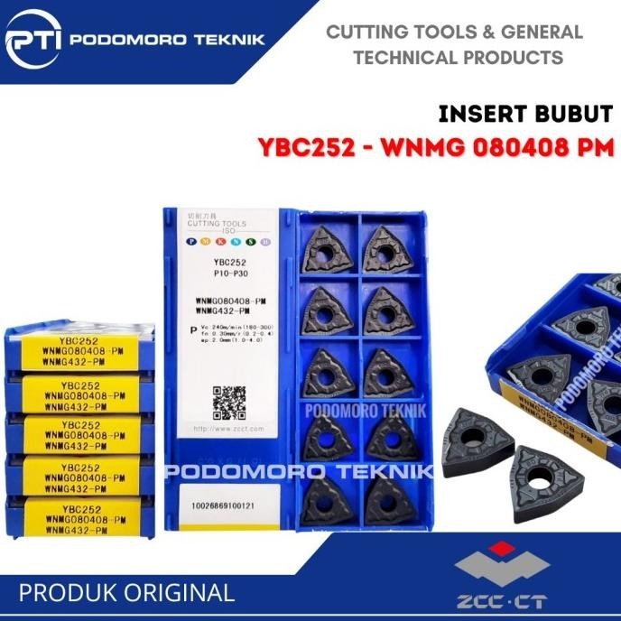 

Insert Bubut Wnmg 08 04 08 Pm Ybc252 Insert Wnmg 080408-Pm Merk Zcc.Ct