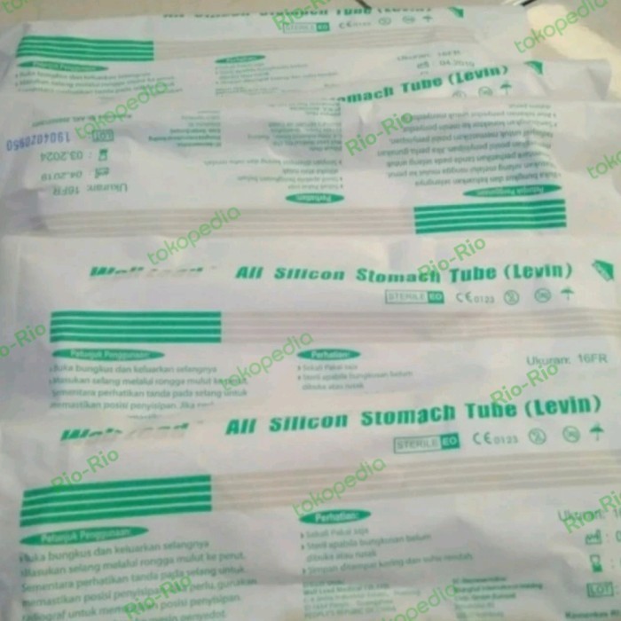 Terlaris Selang Makan / NGT Full Silicone FR-18 Dewasa SALE