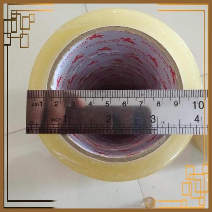 

[NGS] LAKBAN BENING ISOLASI COKLAT TRANSPARAN PUTIH INOTAPE 100 YARD 90 YARD