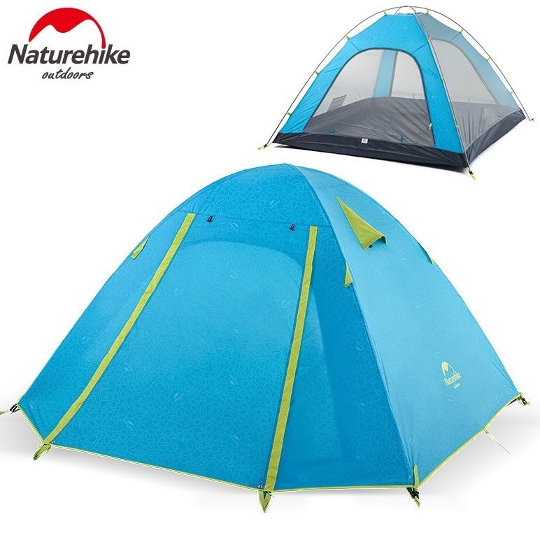 2er-54 Tenda camping naturehike NH18Z044-P ultralight 4P tenda 4 orang Premium