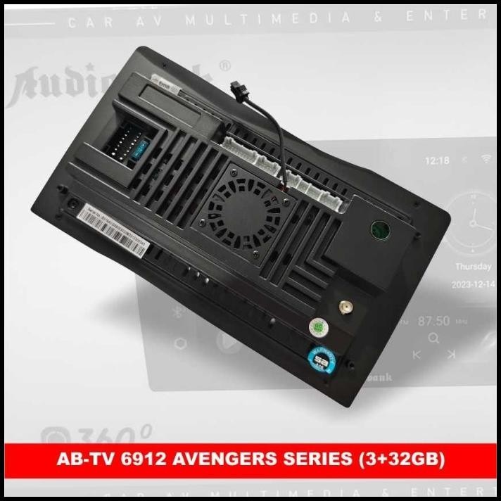 DISKON AUDIOBANK AVENGERS AB-TV6912 3/32GB ANDROID 9" HEAD UNIT DOUBLE DIN TAPE MOBIL 9 INCH 