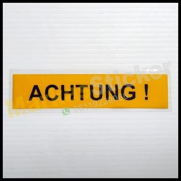 

DISKON STICKER ACHTUNG! !!!!!!!