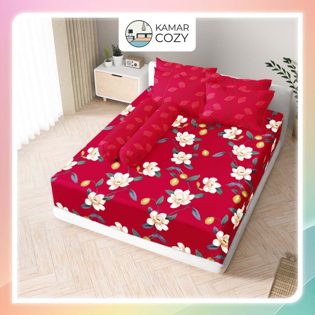 Sprei Kintakun Set Fitted 160x200 / 180x200 B4 Diana Queen / King Bantal 4 guling 2 Dluxe Aesthetic 