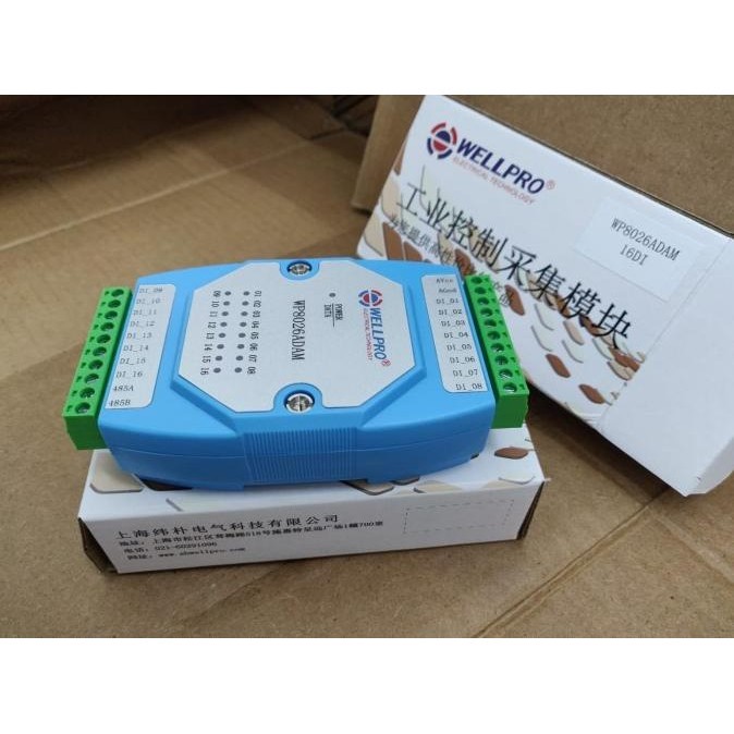 Wp8026Adam ( 16Di ) Rs485 Modbus Rtu Communications