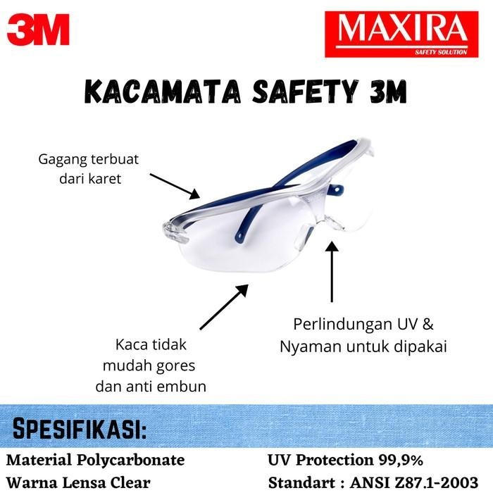 Kacamata Safety 3M 10434