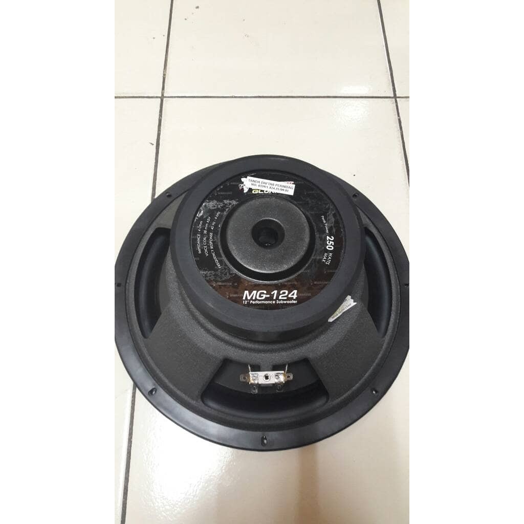 SUBWOOFER MOHAWK MG124 12 INCI