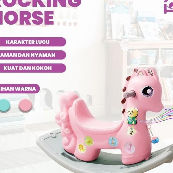 Mainan Anak Kuda Kudaan Ayun Goyang Plastik Wm 19034