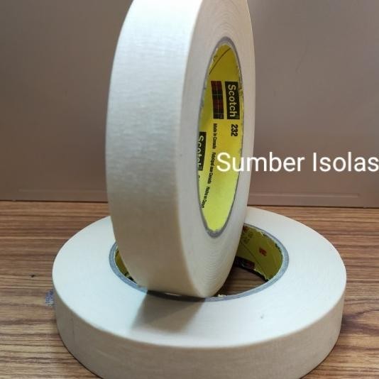 

Isolasi Kertas 3M Masking Tape 232 Lakban Kertas Lem Kertas 2,5Cm X55M