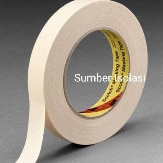 

Isolasi Kertas 3M Masking Tape 232 Lakban Kertas Lem Kertas 12Mmx 55M