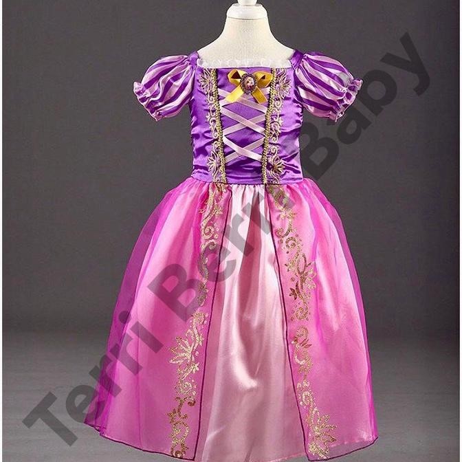 ndl - baju kostum cosplay dress princess dres princes rapunzel prinses rapunsel costume / costum / c
