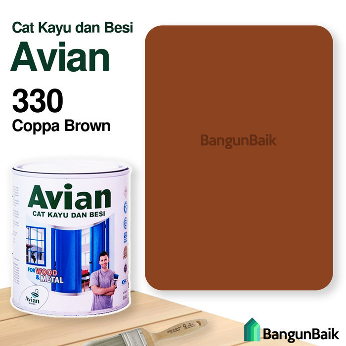 Produk Avian 330 Copra Brown / Cat Minyak Kayu & Besi