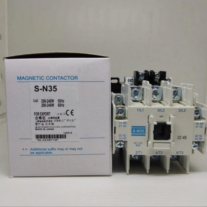 Kontaktor / Contactor Mitsubishi S-N35 SN-35 SN 35 220v