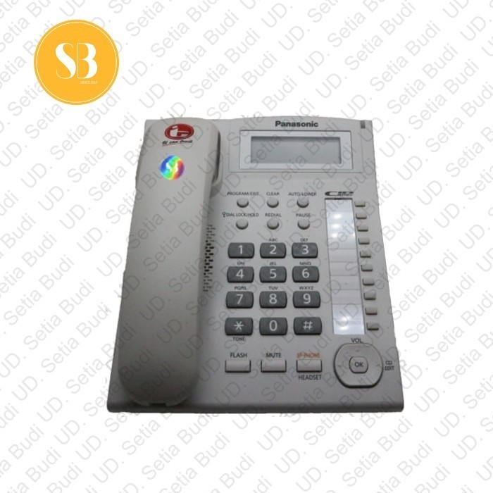 {SyaneShop} Telephone Single Line Panasonic KX-TS885ND / KX-TS885 / KX-TS 885 - Putih Murah