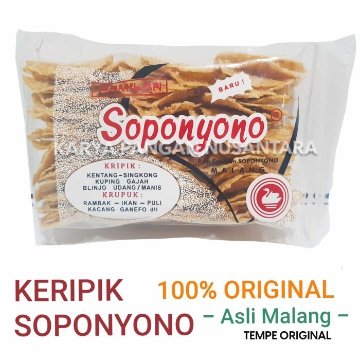 

FREE ONGKIR KERIPIK TEMPE ORIGINAL SOPONYONO KRIPIK TEMPE SOPONYONO ASLI MALANG