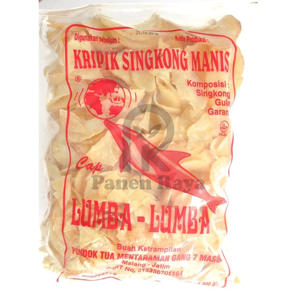 

TERBATAS Keripik Singkong Malang Lumba Lumba Besar Kripik Manis / Asin