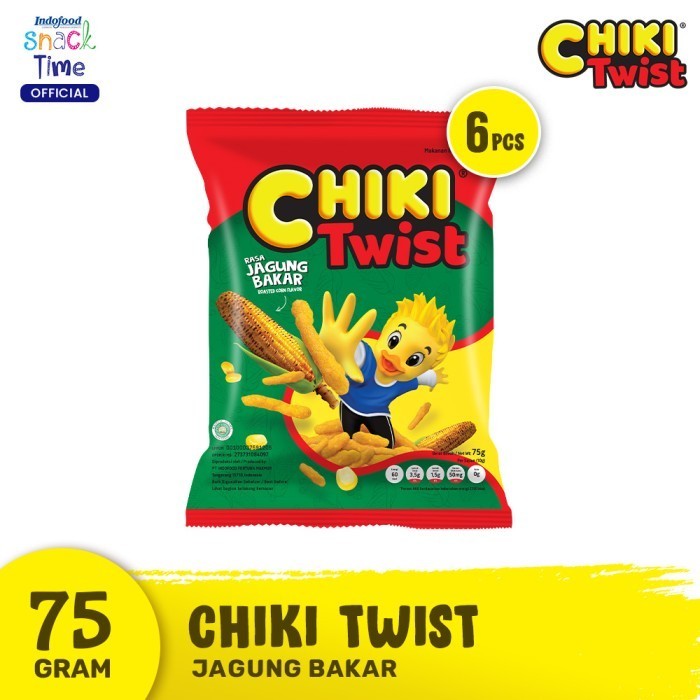 

CUCI GUDANG Chiki Twist Jagung Bakar 75 Gr - 6 Pcs