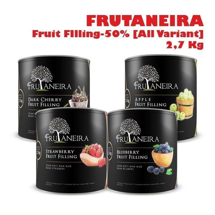 

FRUTANEIRA Fruit Filling All Variant / Isian Buah Semua Rasa 2,7 Kg / 2.7kg