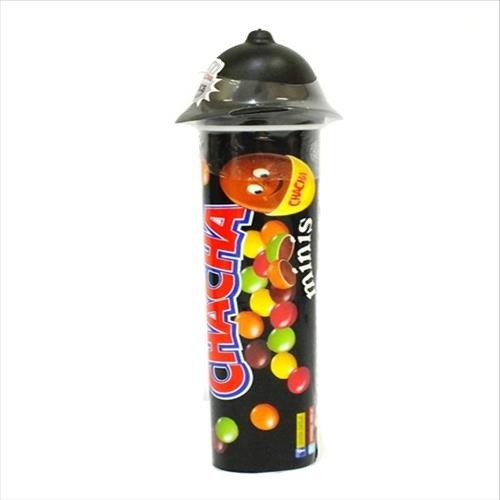 S35338 DELFI CHACHA MINIS HATS COKLAT 30GR TUBE MAJU BERSAMA (20250509)
