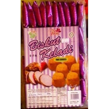 

PROMO Biskut Keladi Biskuit Vegetarian Gurih dan Halal Yam Cookies Flora 30