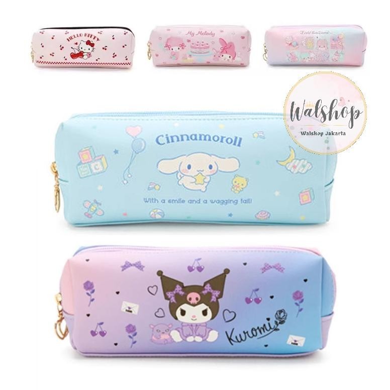 

Eq-77 Walshop - Tempat Pensil 2 Resleting Premium Sanrio Melody Cinnamoroll Kuromi Twin Stars - Tp002 Original