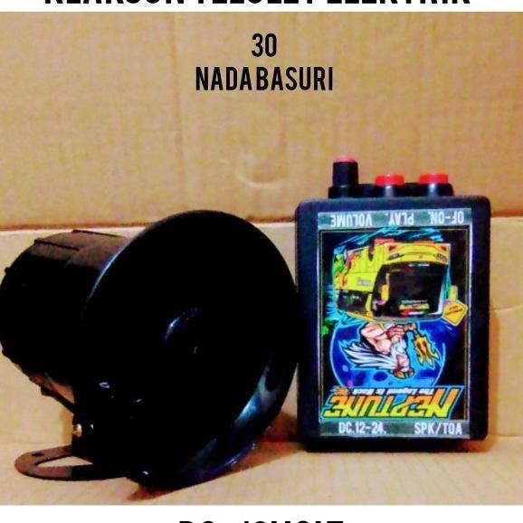 Klakson Telolet Basuri Mobil Motor 12V.80Nada