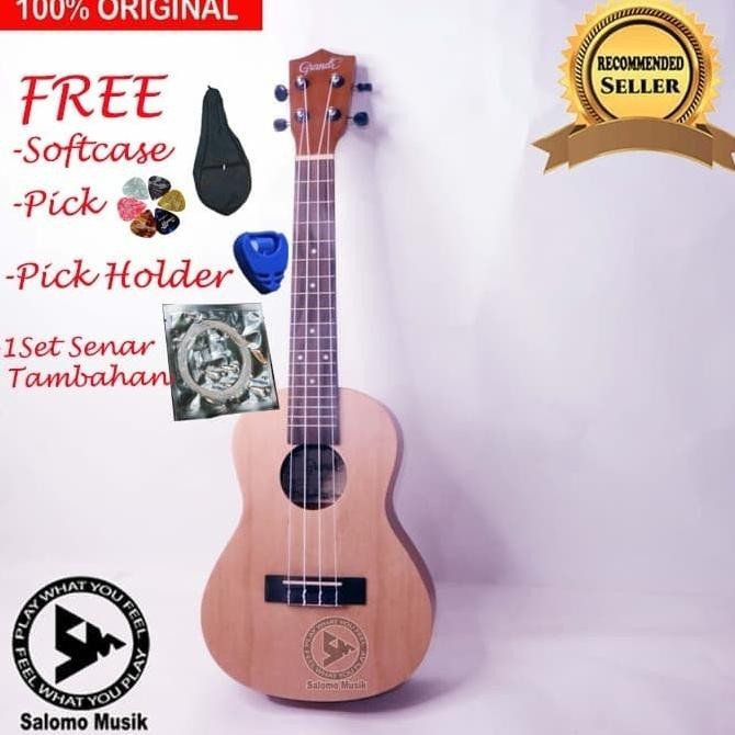 Grande Ukulele Concert 23Ms Ns + Softcase