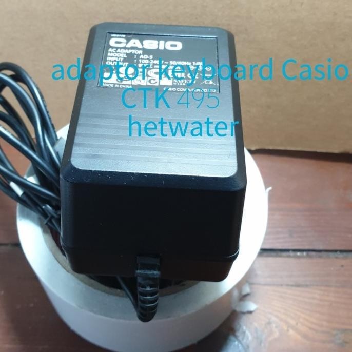 New Adaptor Keyboard Casio Ctk 495 Ac Power Supply Ad-5 Ctk Lk Series
