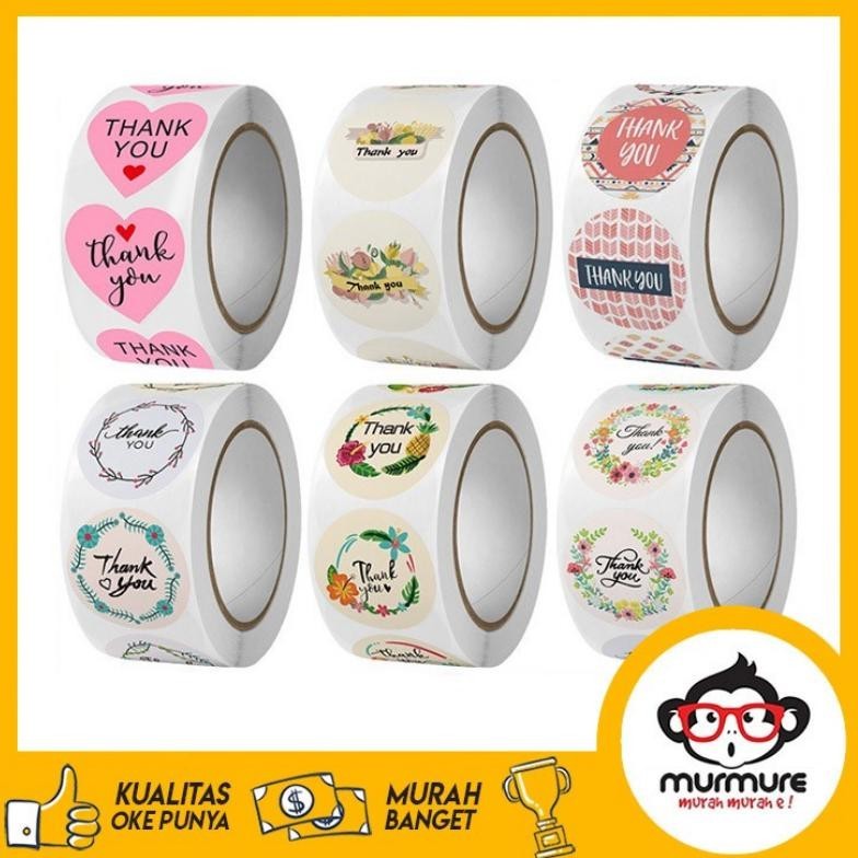 

Ori Murmure I Sticker Thankyou 1 Roll 500Pcs / Sticker Thank You / Sticker Amplop / Stiker Terima Kasih Stiker Terima Kasih 500Pcs