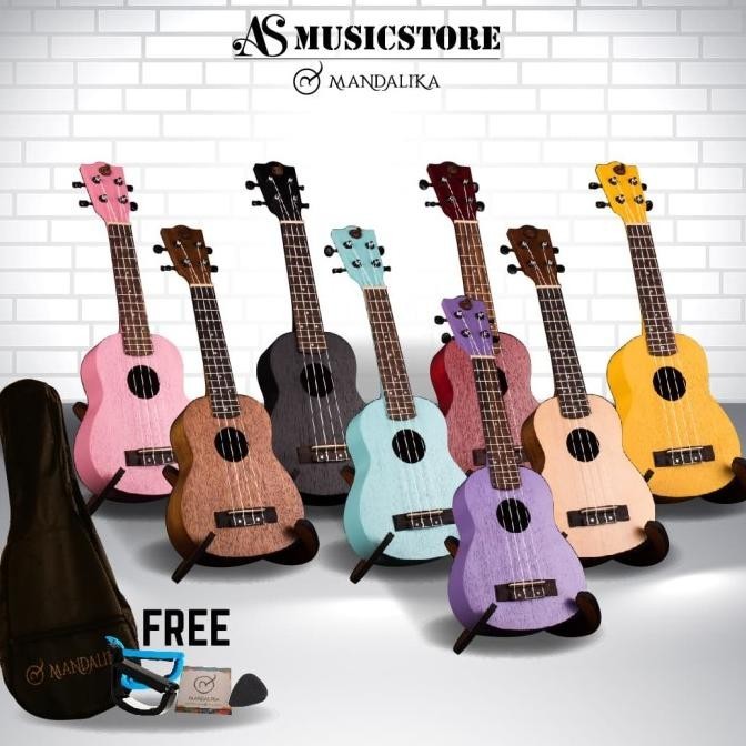 Ukulele Mandalika Sn-01 Original / Gitar Mini / Gitar Kecil
