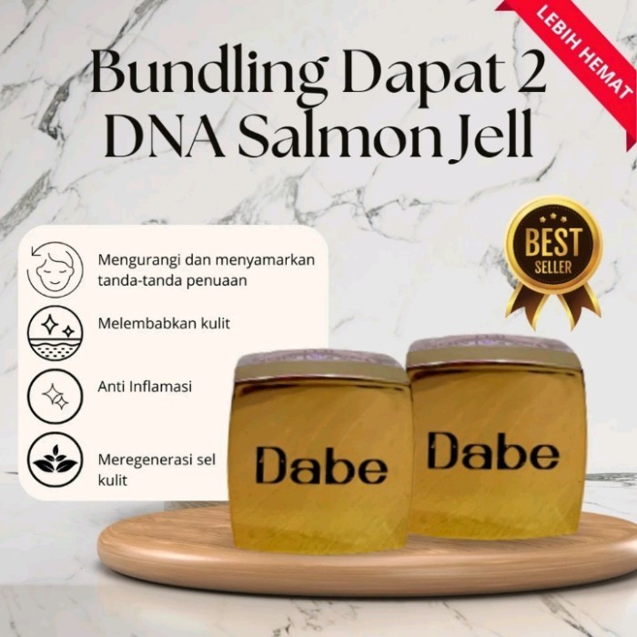 DAPAT 2 DNA SALMON JELL DABE BEAUTE BELLA SHOFIE ORIGINAL