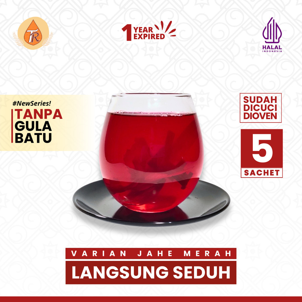 

Wedang Uwuh Jahe Merah Tiga Raja (175cc) - Tanpa Gula Batu! Bebas Gula!