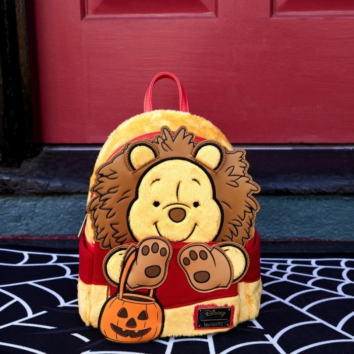 Loungefly Disney Winnie The Pooh Halloween Costume Plush Cosplay Mini Backpack