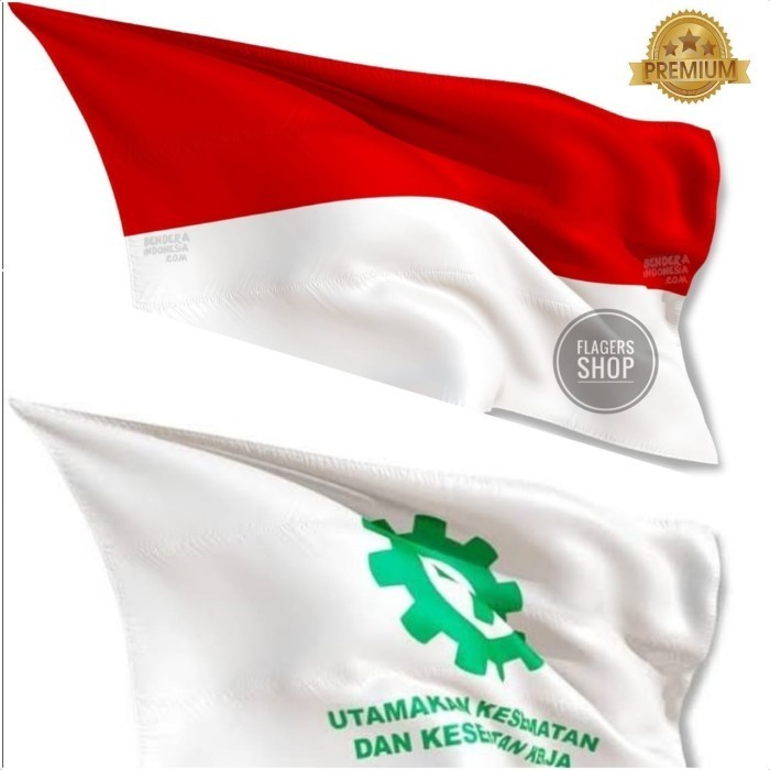 

Terlaris [PAKET] BENDERA MERAH PUTIH + BENDERA K3 UKURAN 90x135 CM - PREMIUM SALE