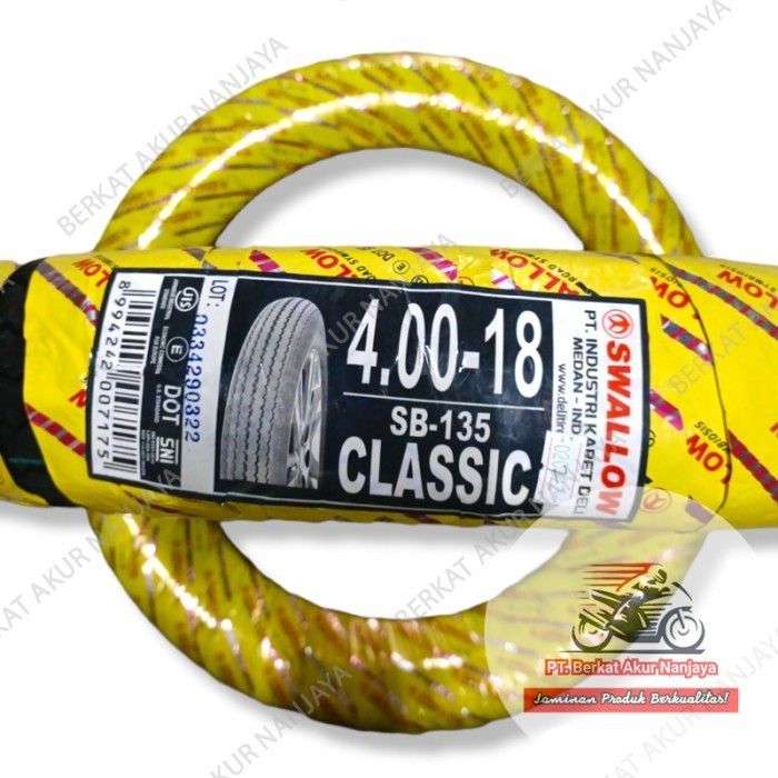 Ban swallow classic sb-135 400 ring 18 Klasik Tubetype