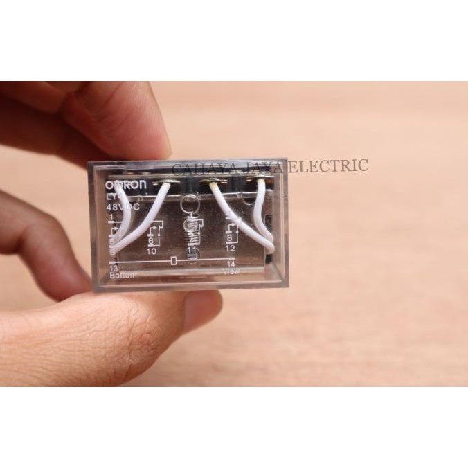 Relay Omron Ly4 48Vdc 14 Kaki Restock