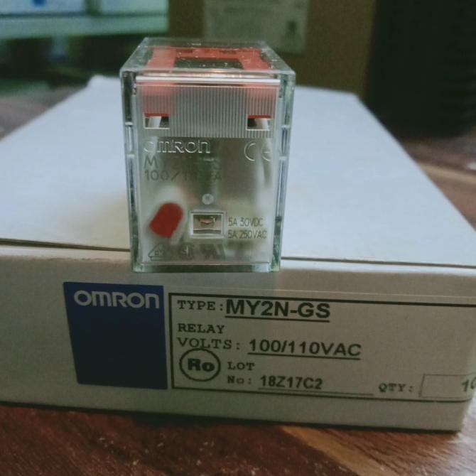 Relay Omron My2N-Gs 110Vac/Relay Omron My2N-Gs 100/110Vac Original Terbatas