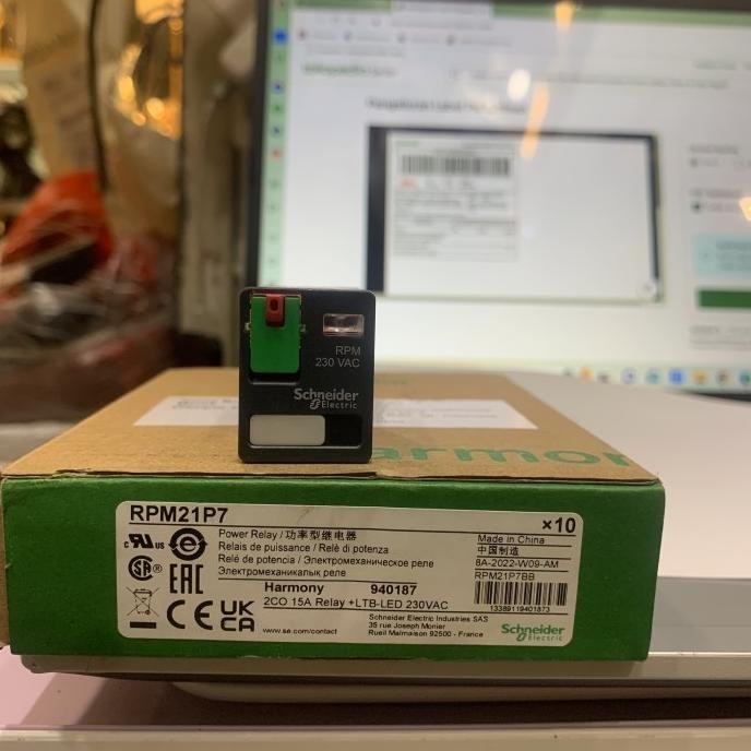 Relay Schneider Rpm21P7 220Vac Ready