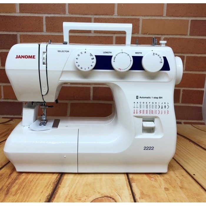 Mesin Jahit Janome 2222, Portable Multifungsi