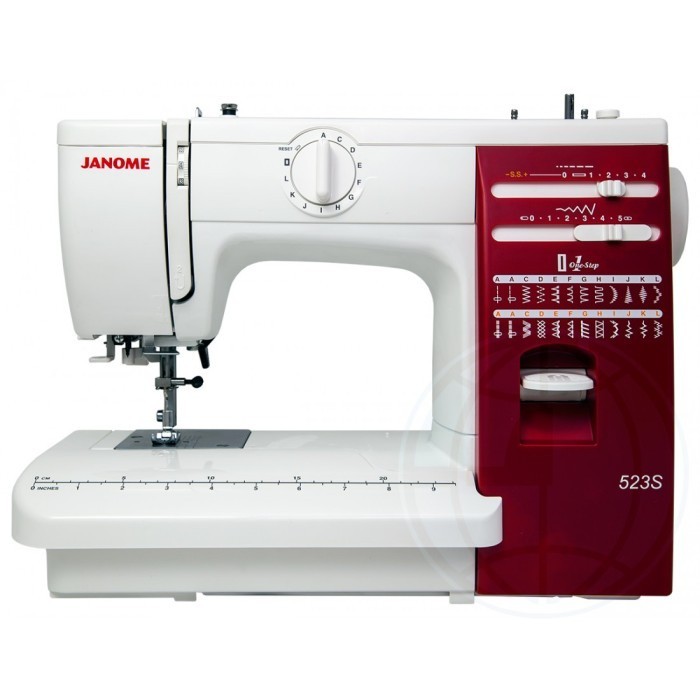 Mesin Jahit Janome 523S Portable - 22 Pola Jait, Quilt, Bordir, Pasang Kancing