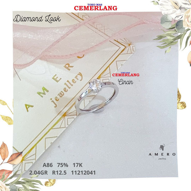CINCIN AMERO PUTIH 750 17K R12 11212041